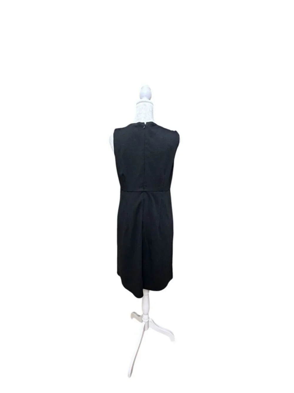 Michael Kors Black Dress Gold Chain Detail Sleeveless Size 6